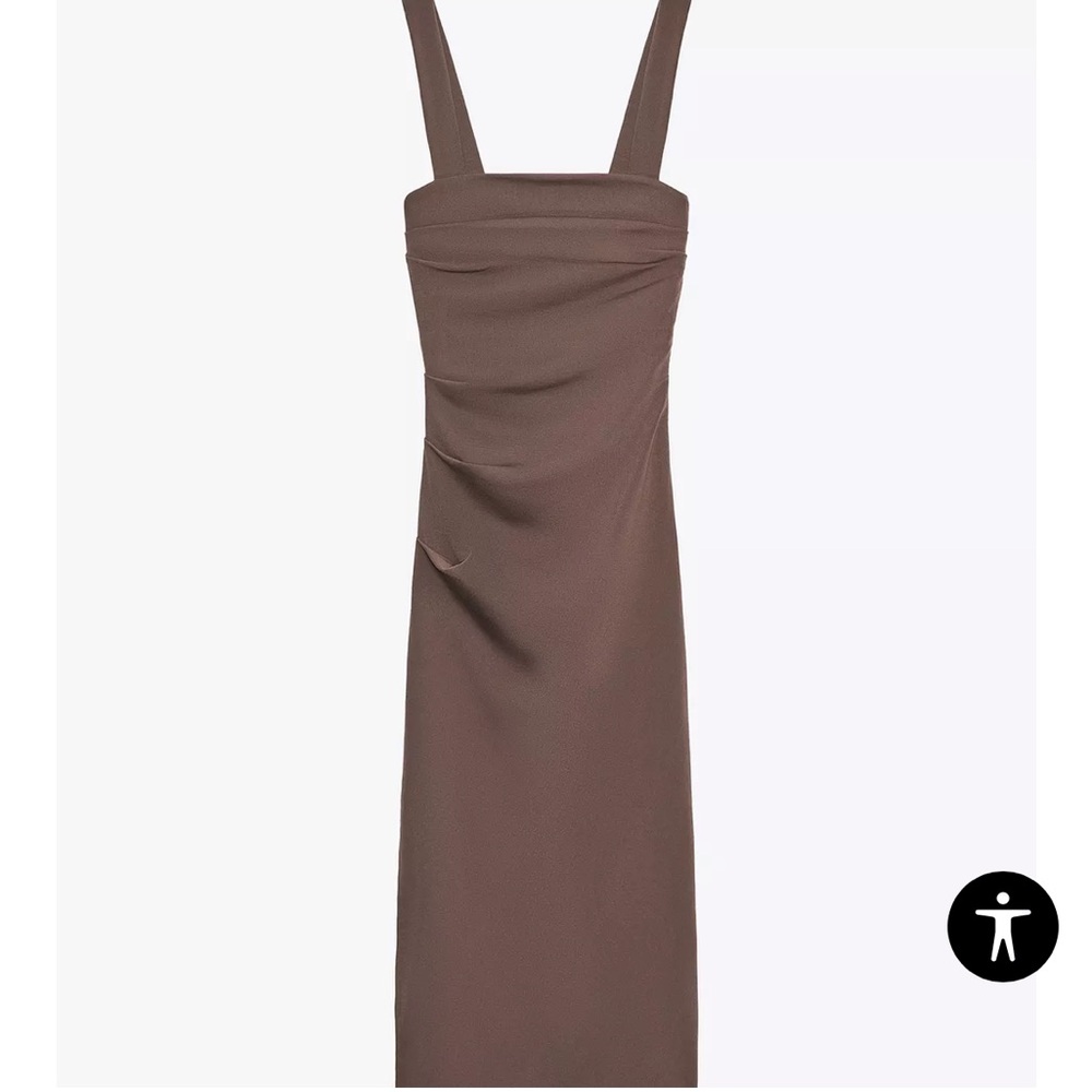 Zara Chocolate Brown Dress